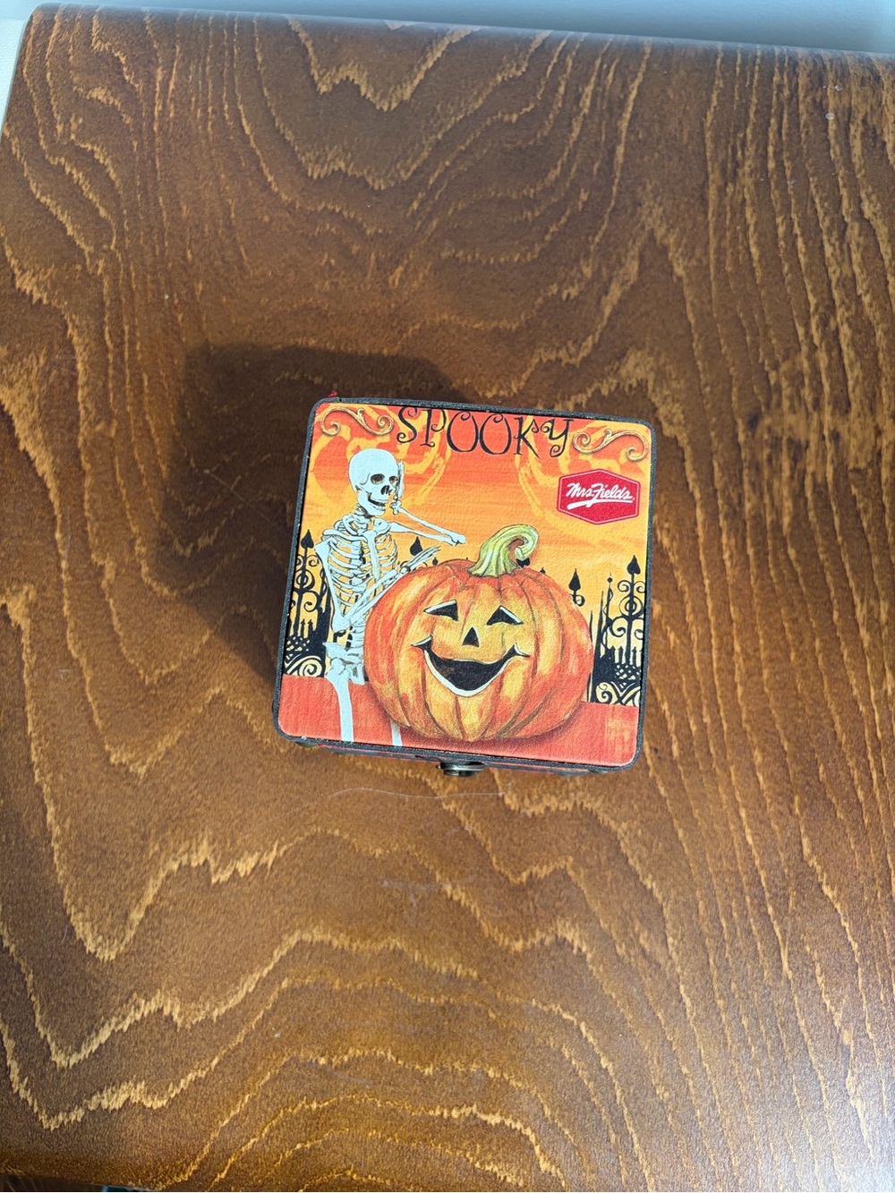 Mrs. Fields Halloween Cookie Box, Vintage, Collectible